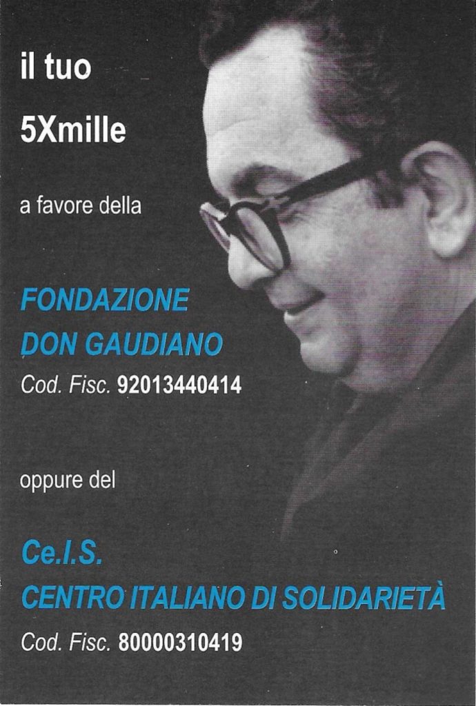 5xmille fondazione don gaudiano