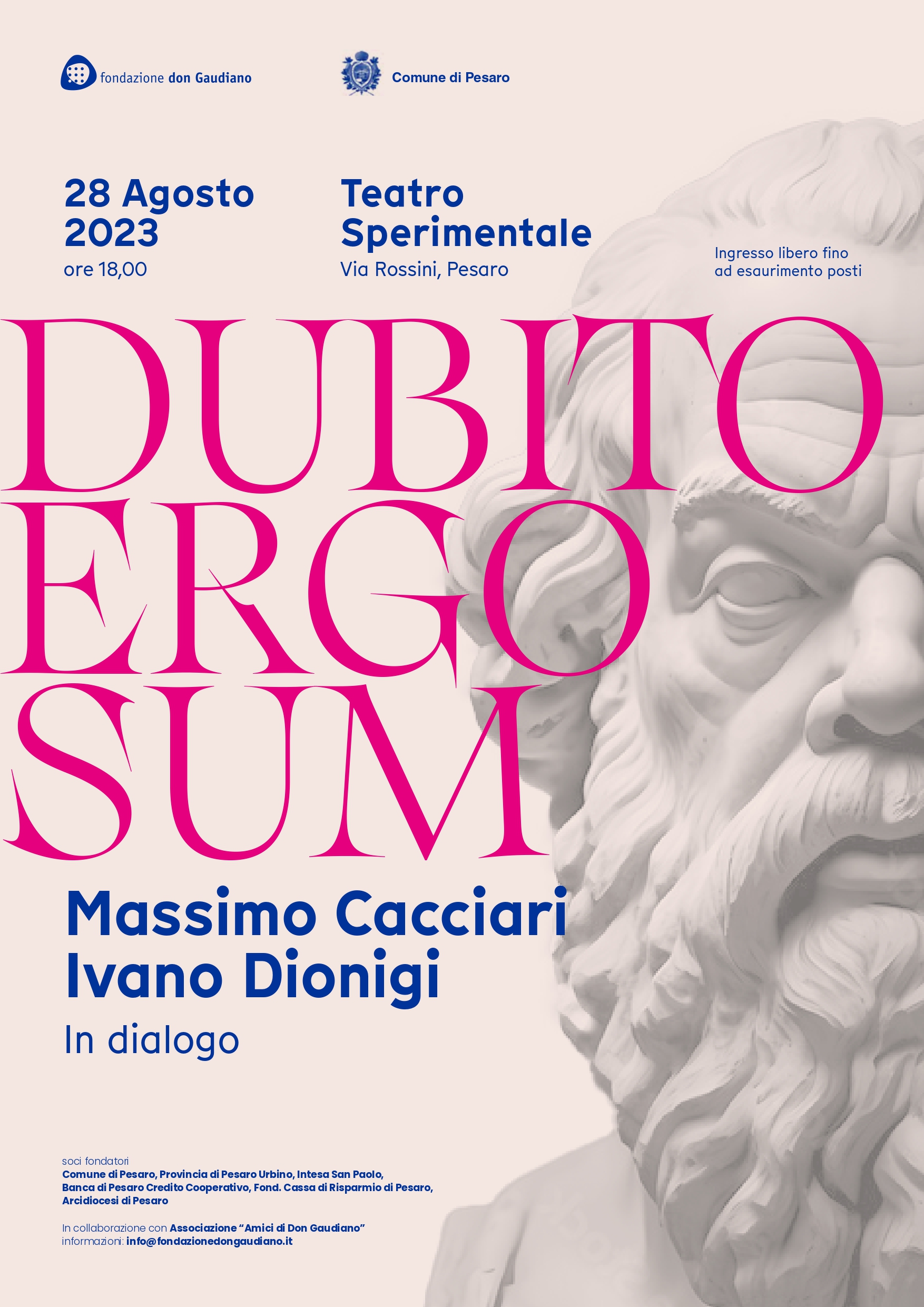Dubito Ergo Sum | Massimo Cacciari e Ivano Dionigi in dialogo